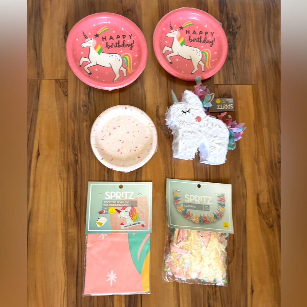 Spritz Unicorn Party Set - Pink and White